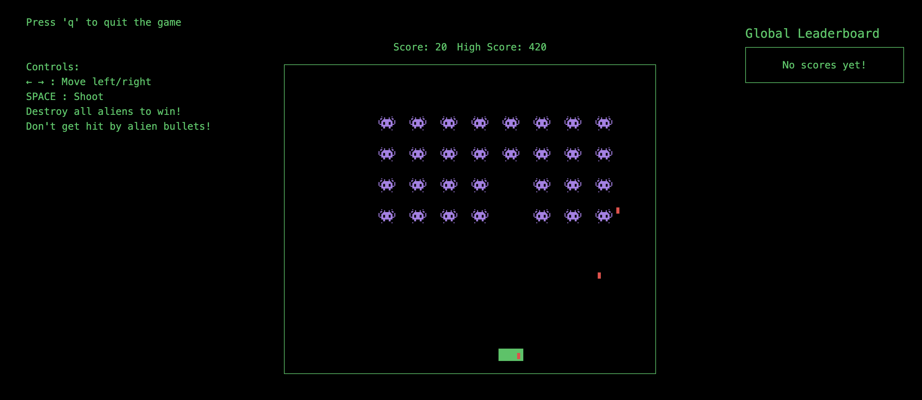 Space Invaders Game